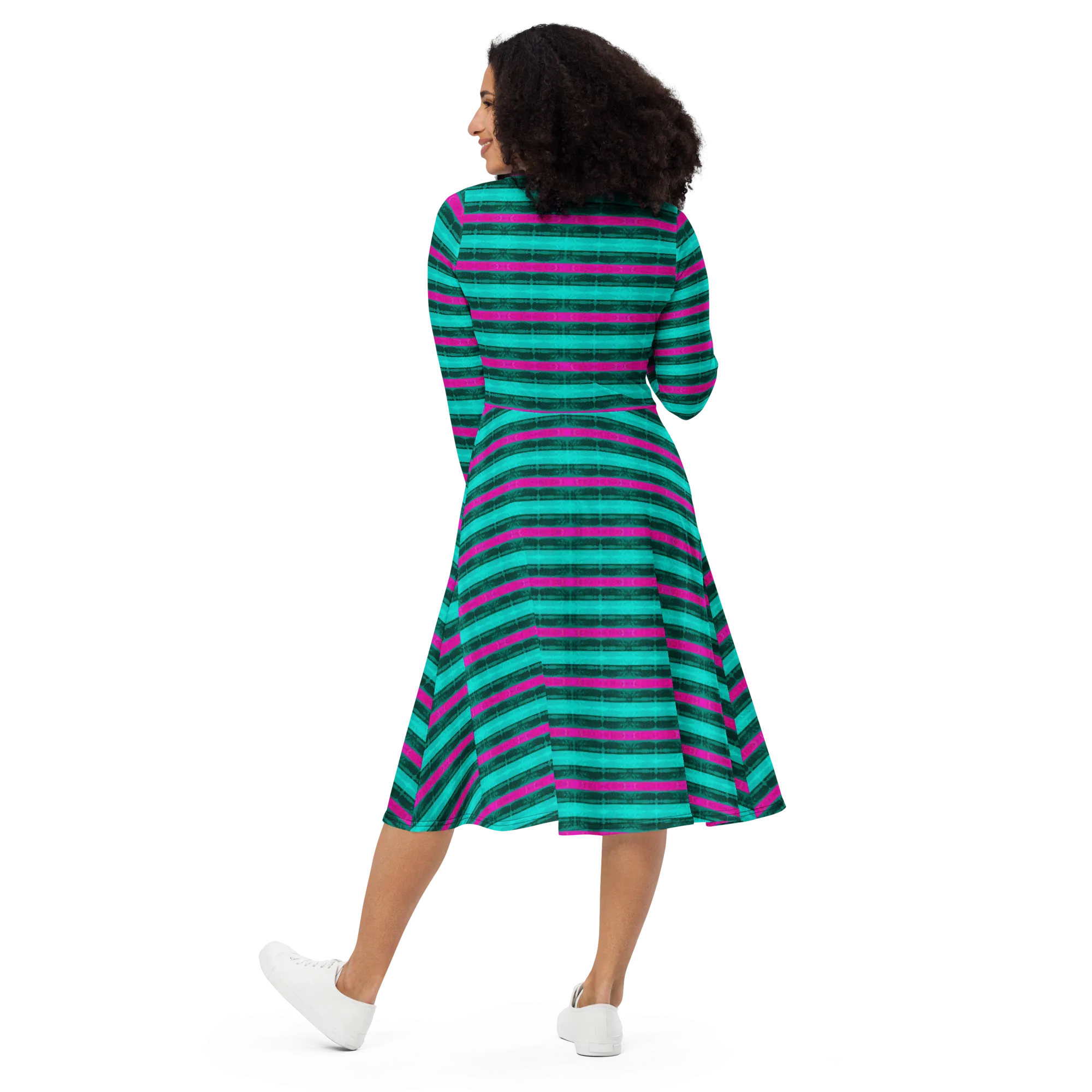 Long Sleeve Midi Dress (Her/Muliebris)(Rind#8 Rind Link) RJSTH@Fabric#8 RJTHS2022 RJS