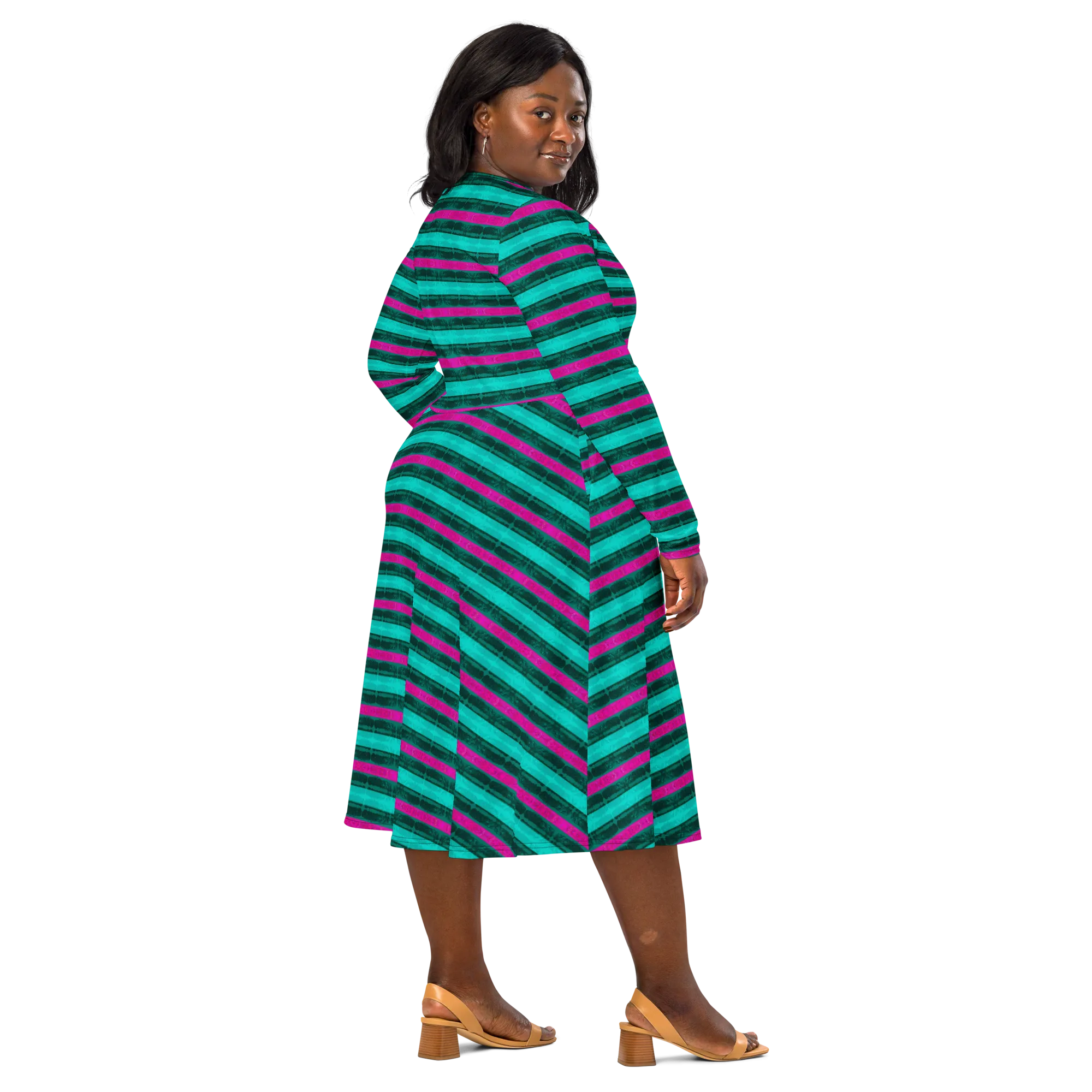 Long Sleeve Midi Dress (Her/Muliebris)(Rind#8 Rind Link) RJSTH@Fabric#8 RJTHS2022 RJS