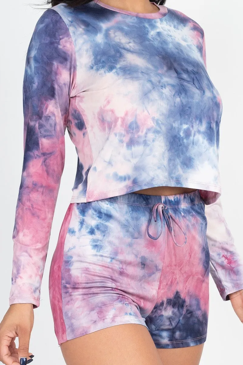 Long Sleeve Tie-dye Set