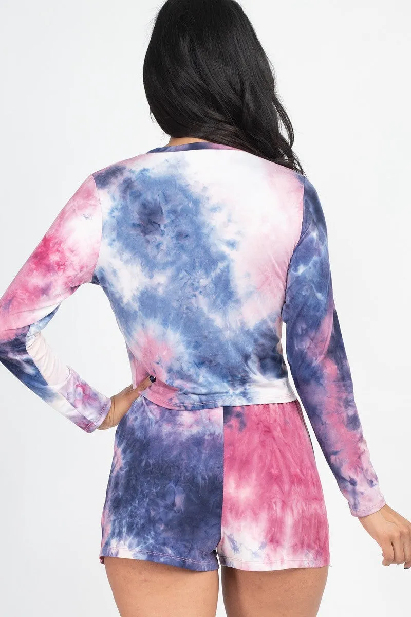 Long Sleeve Tie-dye Set
