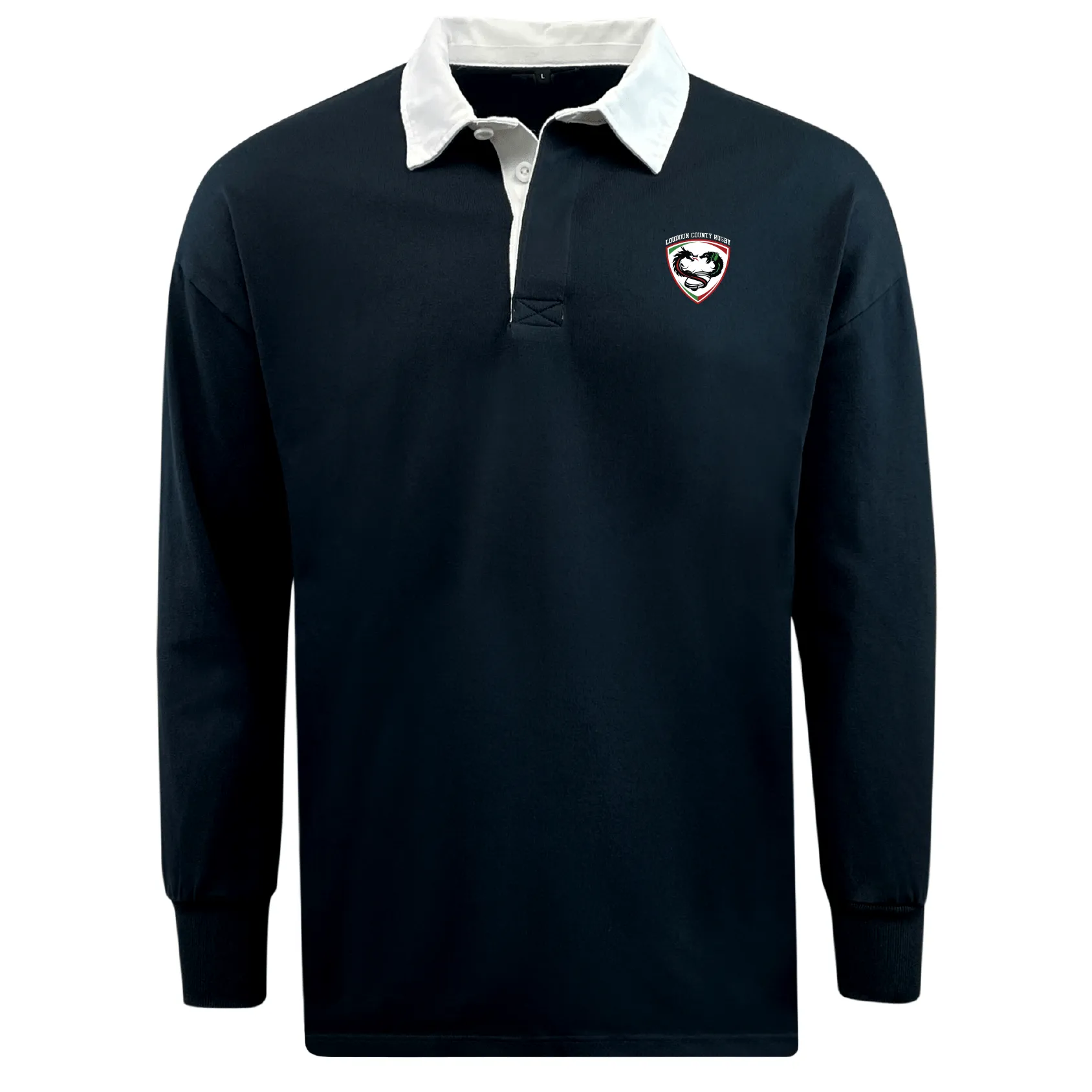 Loudoun Classic Long Sleeve Solid Rugby Jersey