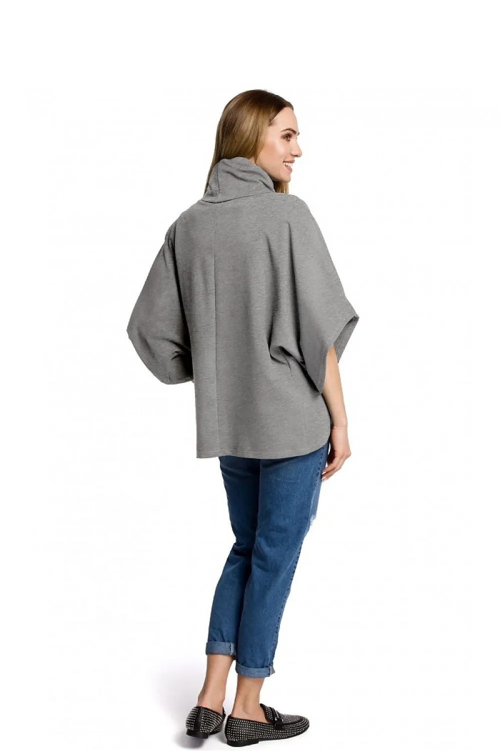 Luxurious Turtleneck Sweatshirt Blouse