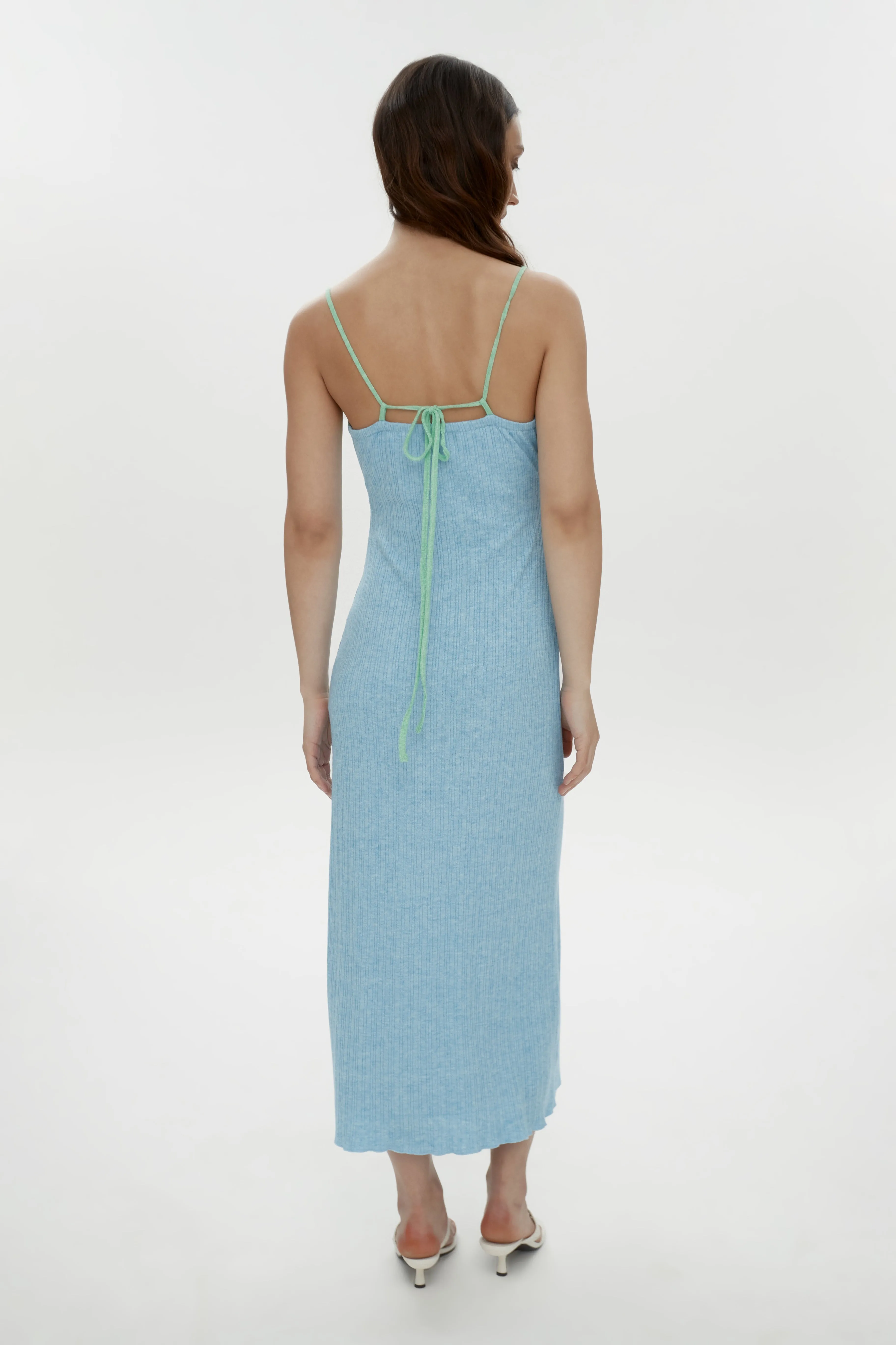 Mae Knit Dress Azure