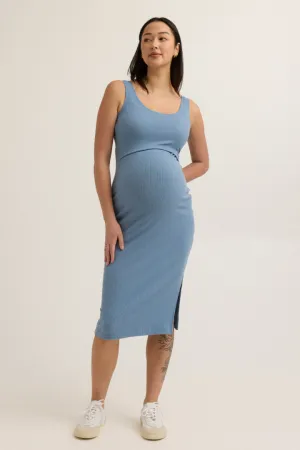 Maeve Rib Nursing Tank Dress
