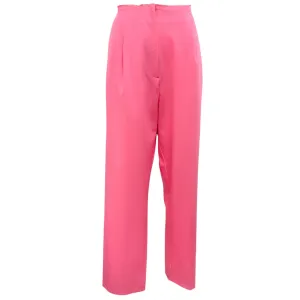 Maison Margiela MM6 Pink 2021 Raw Edge Tailored Trousers