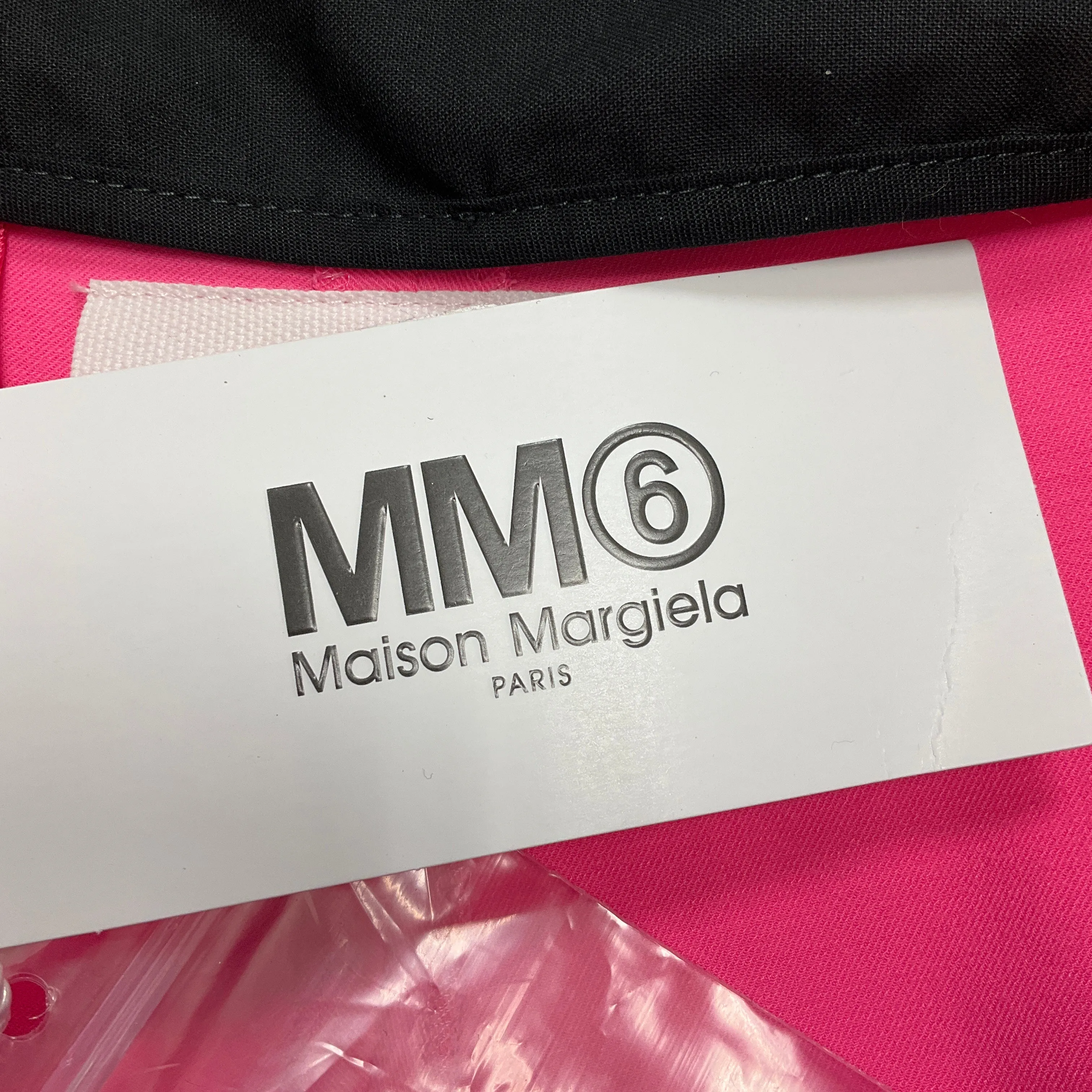 Maison Margiela MM6 Pink 2021 Raw Edge Tailored Trousers