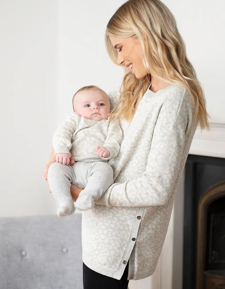 Mama & Mini Animal Print Sweater Set