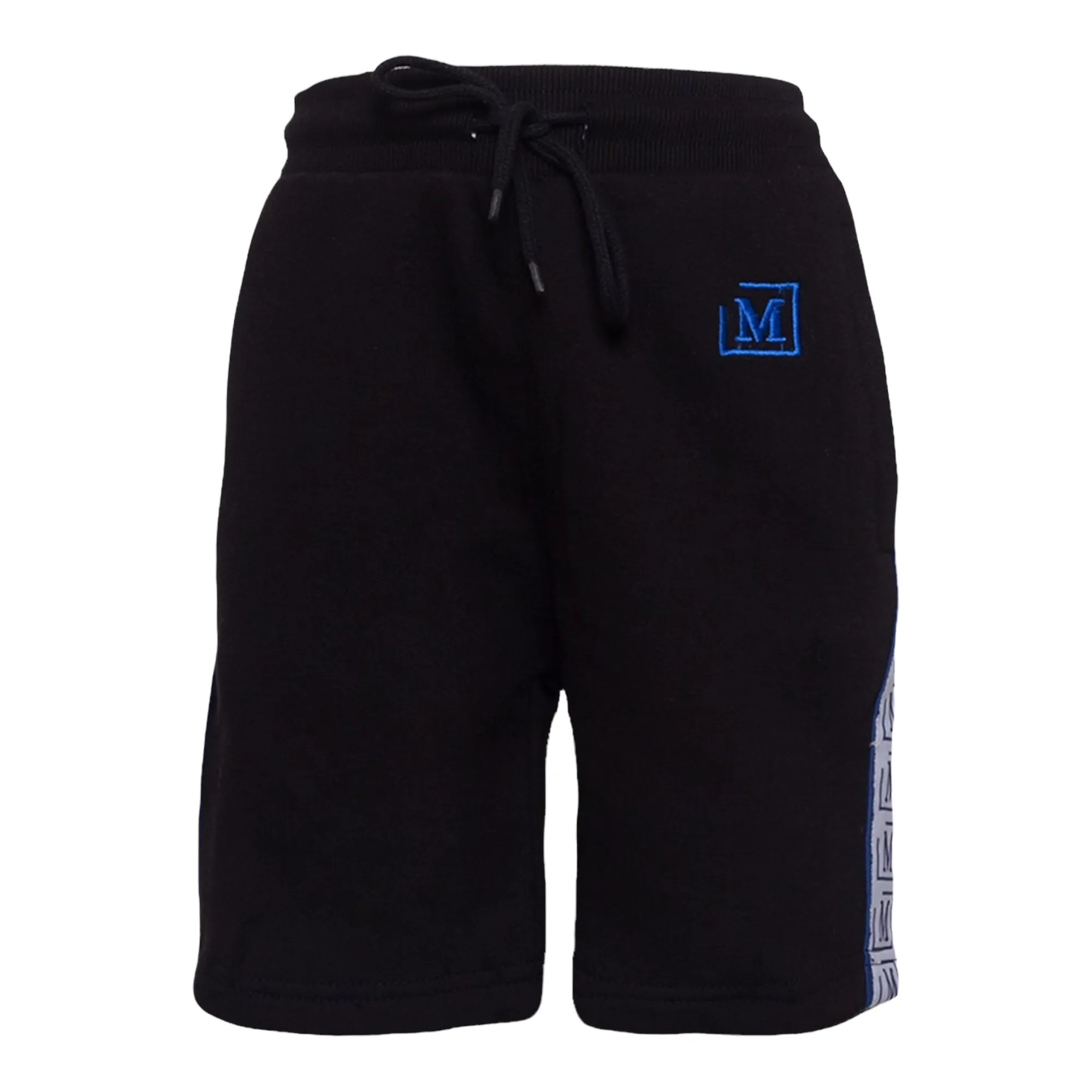 MDB Brand Kids Logo Tape Shorts - Black w/ Basic Color Logo