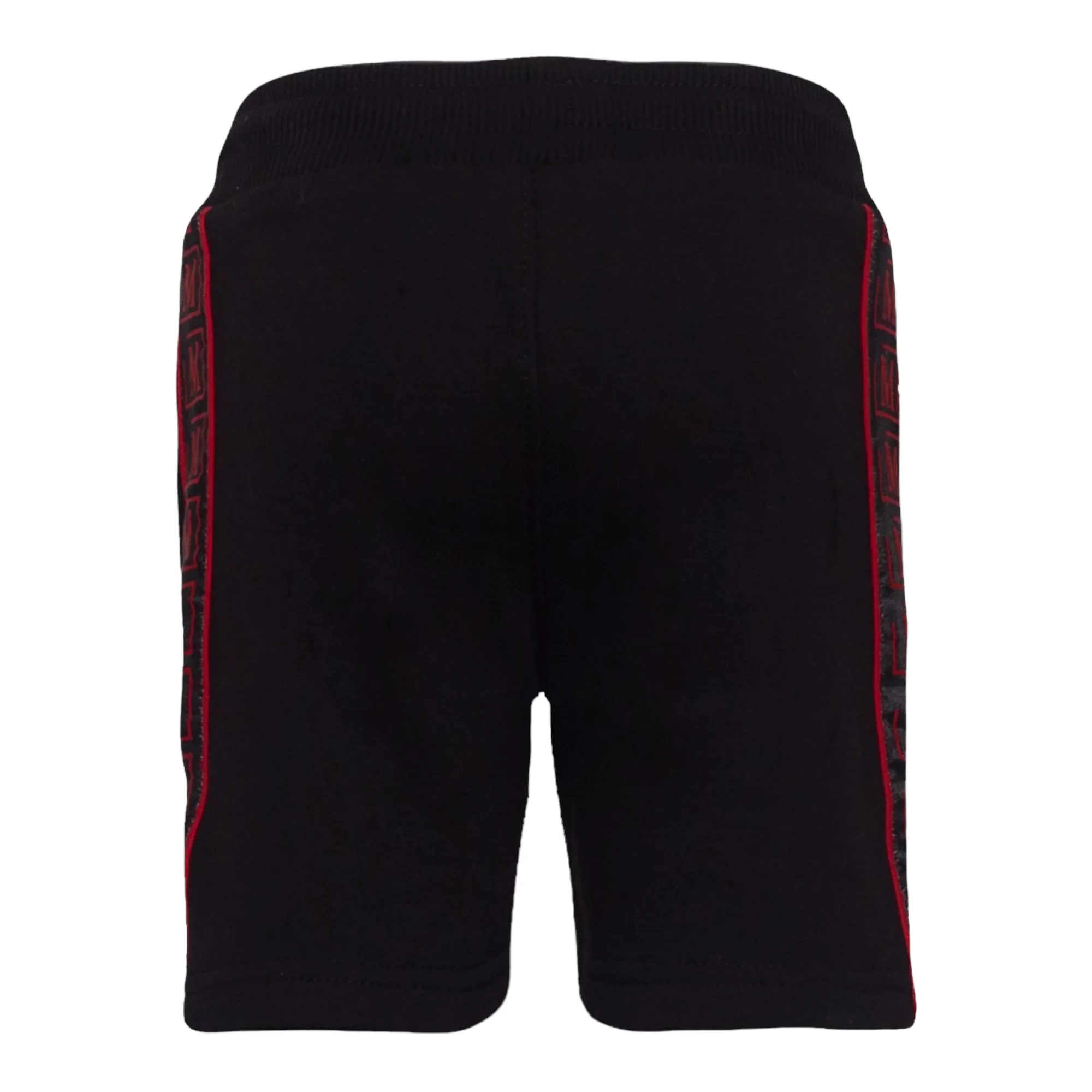MDB Brand Kids Logo Tape Shorts - Black w/ Basic Color Logo