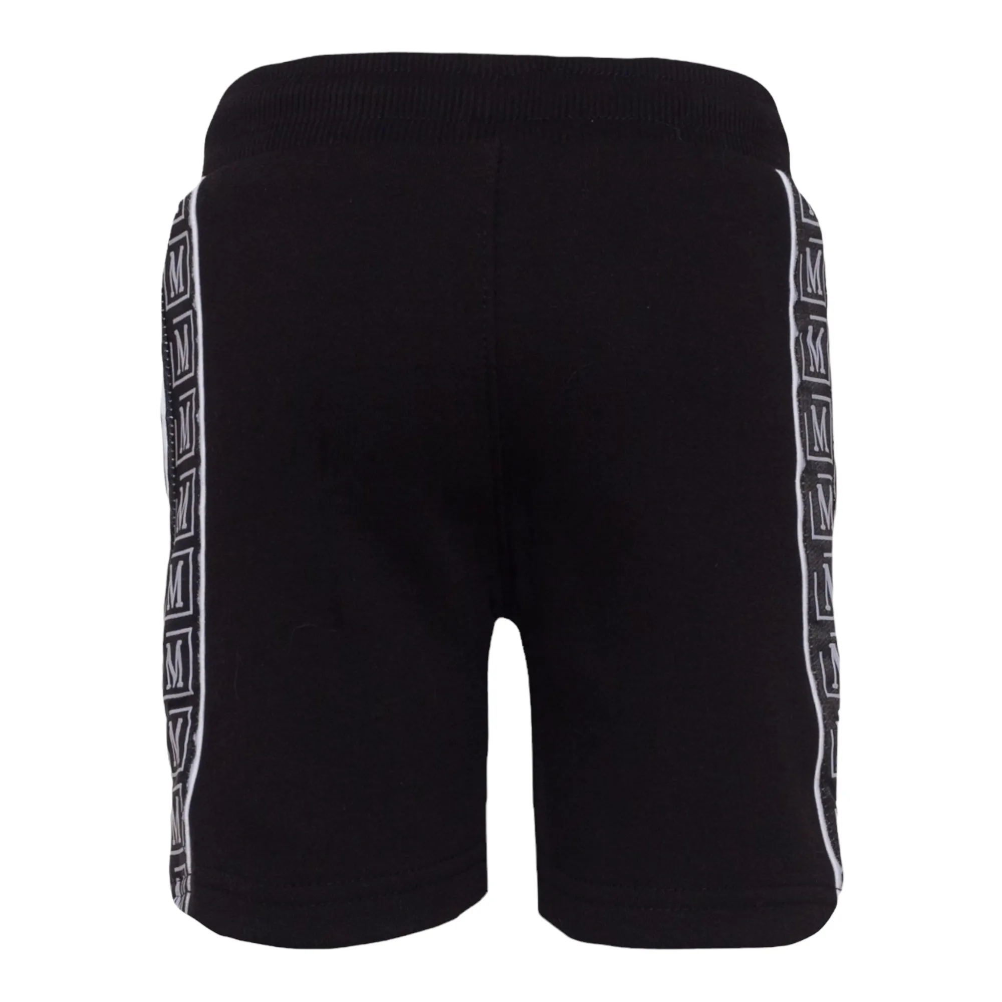 MDB Brand Kids Logo Tape Shorts - Black w/ Basic Color Logo