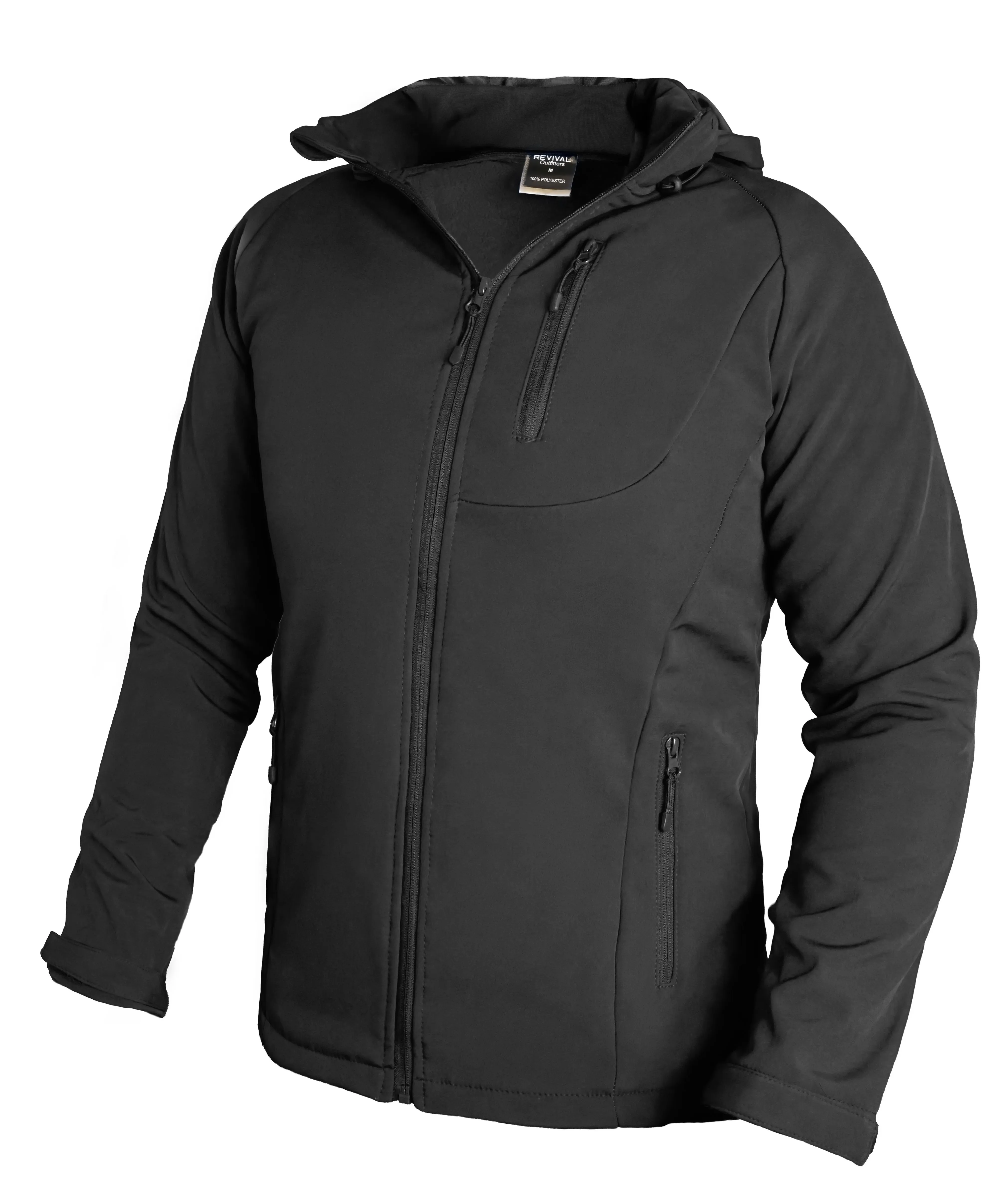 Men's' Warm Water & Wind Proof Softshell Snowboard Apex Jacket W/Removable Hood
