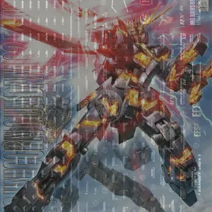 MG Unicorn Gundam Unit-02 Banshee Waterslide Decals [Chrome Gold]