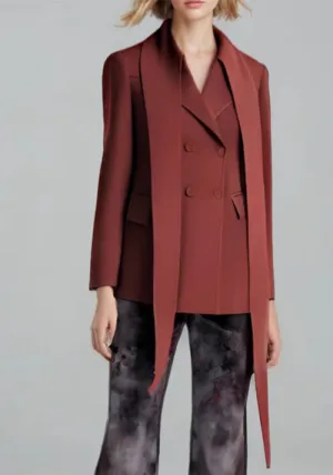 Modern Double-Breasted Shawl-Collar Blazer for Effortless Elegance