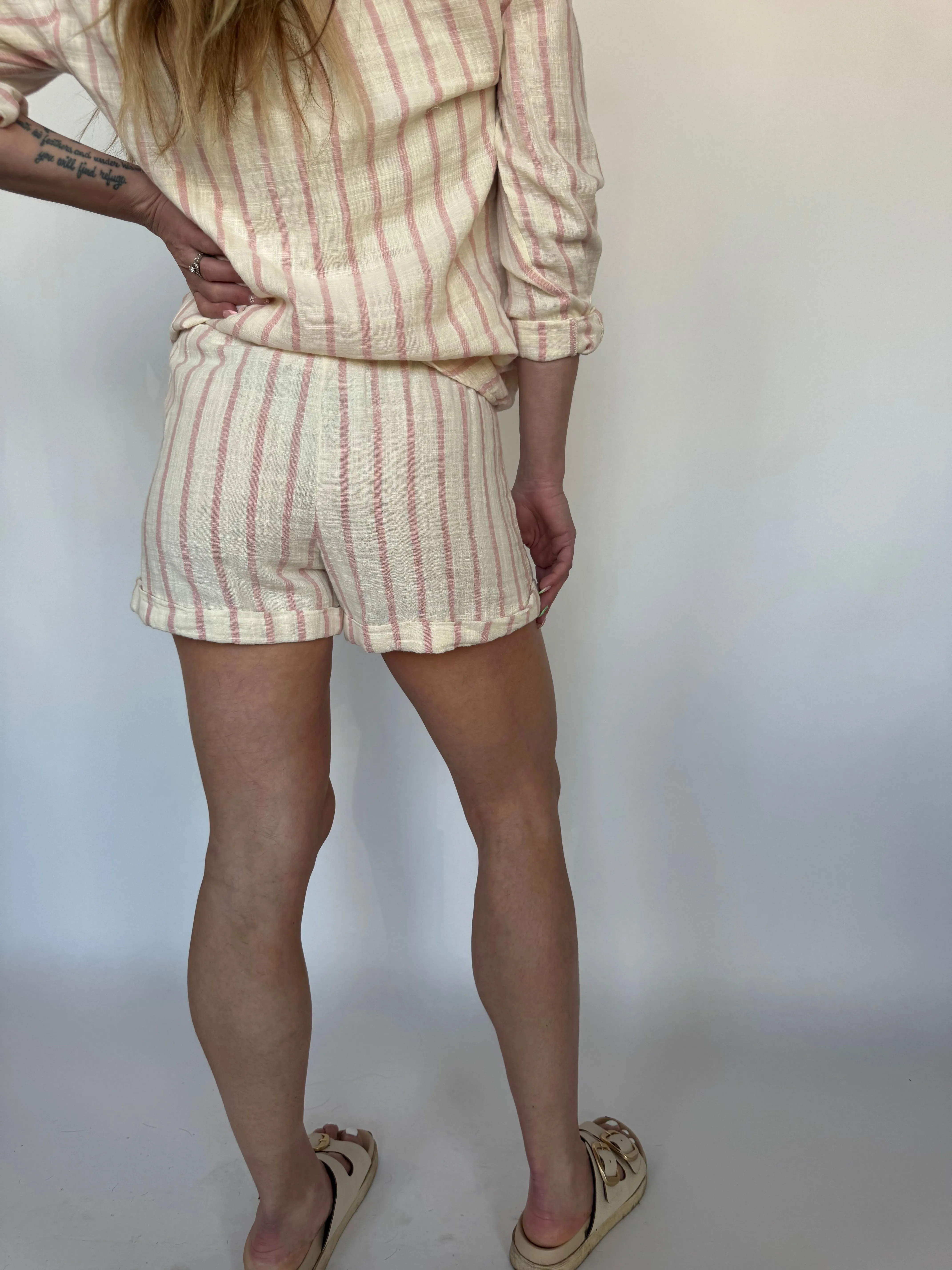Morning Stripe Short