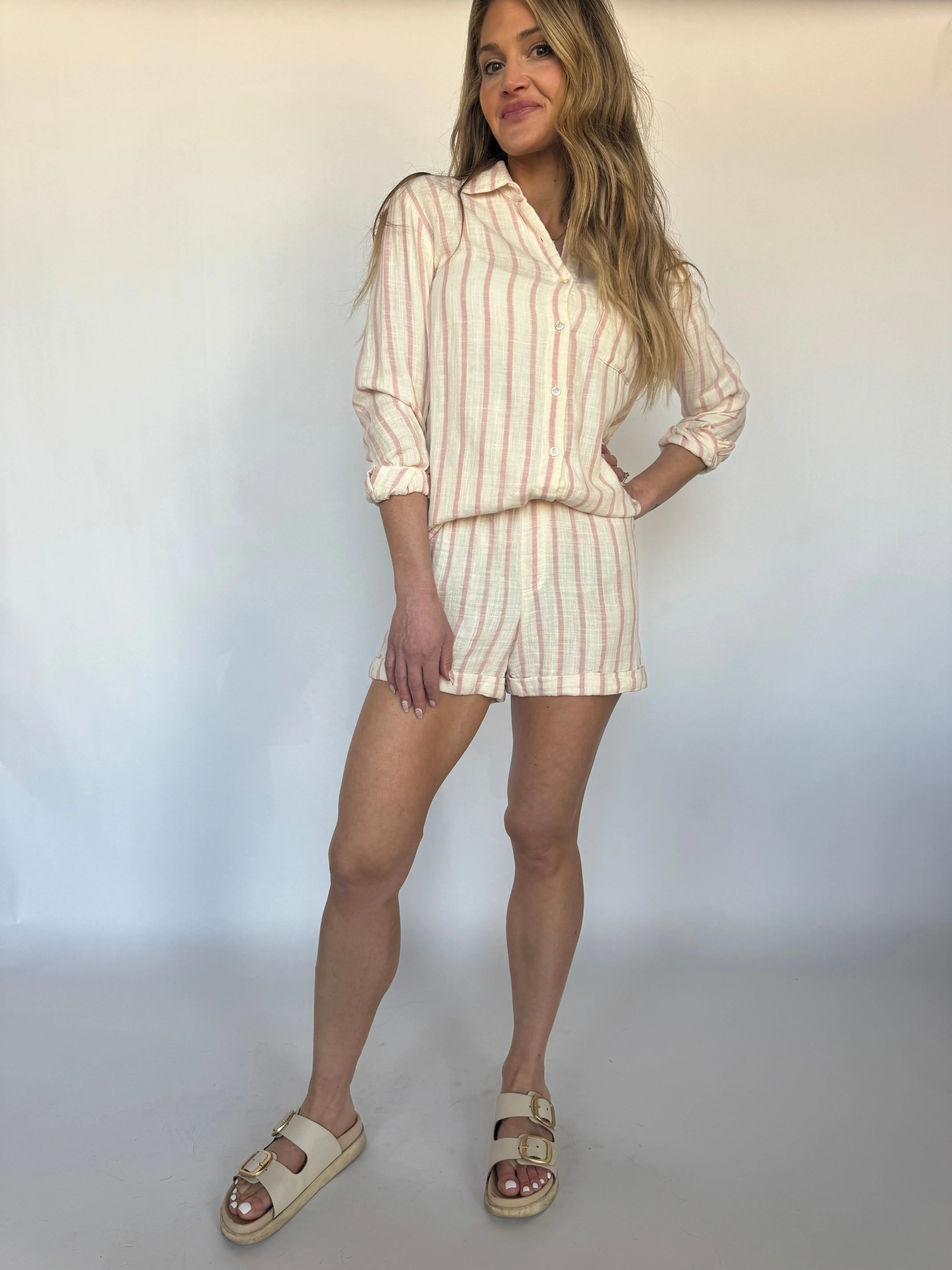 Morning Stripe Short