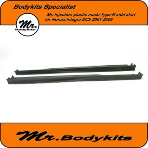 Mr. Bodykits Injection Plastic Made Type-R Side Skirt For All Honda Integra DC5 2001-2006