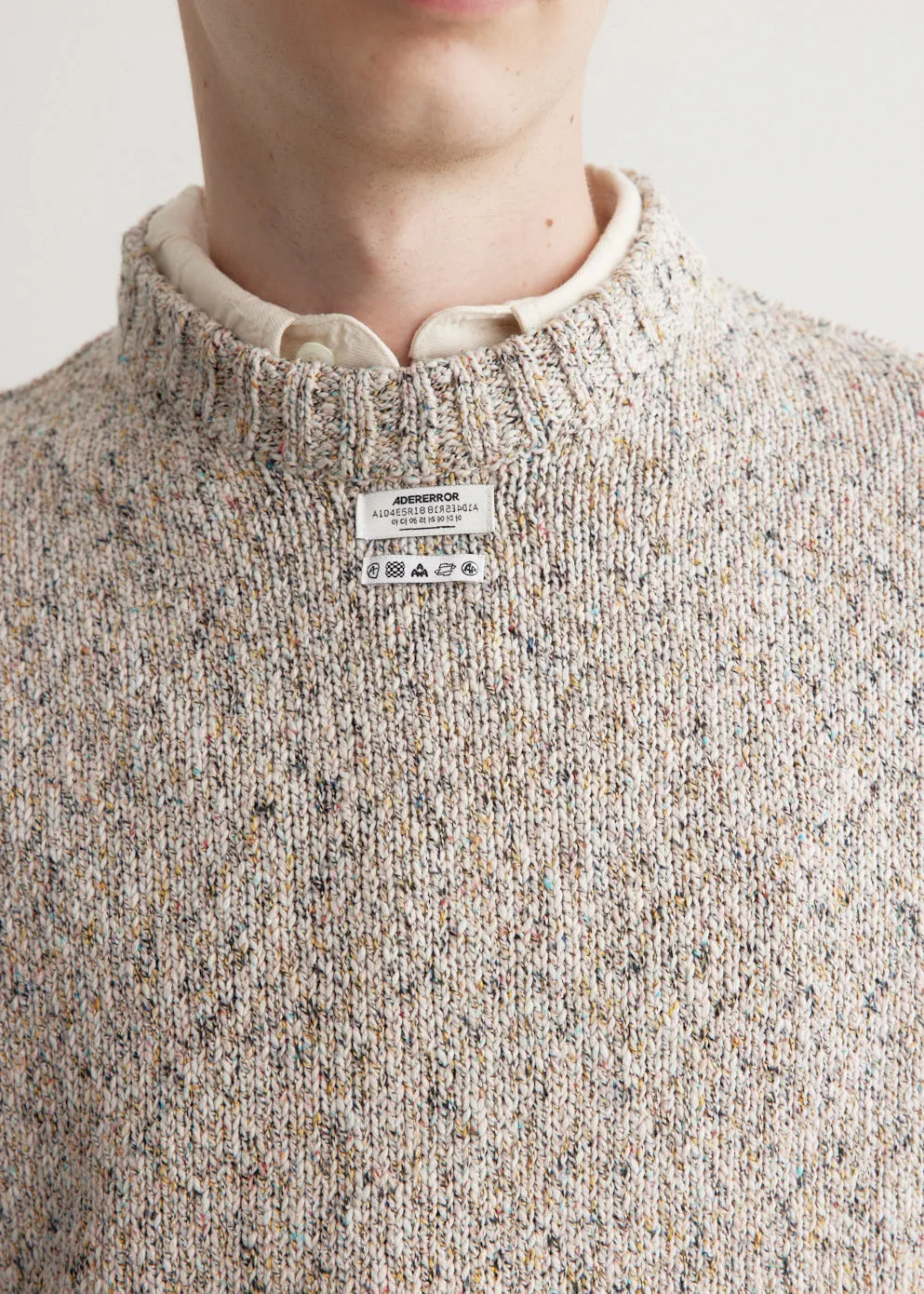 Multicolour Yarn Knit Pullover