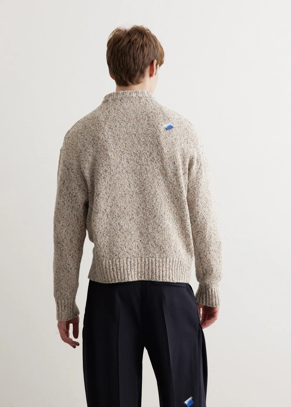 Multicolour Yarn Knit Pullover