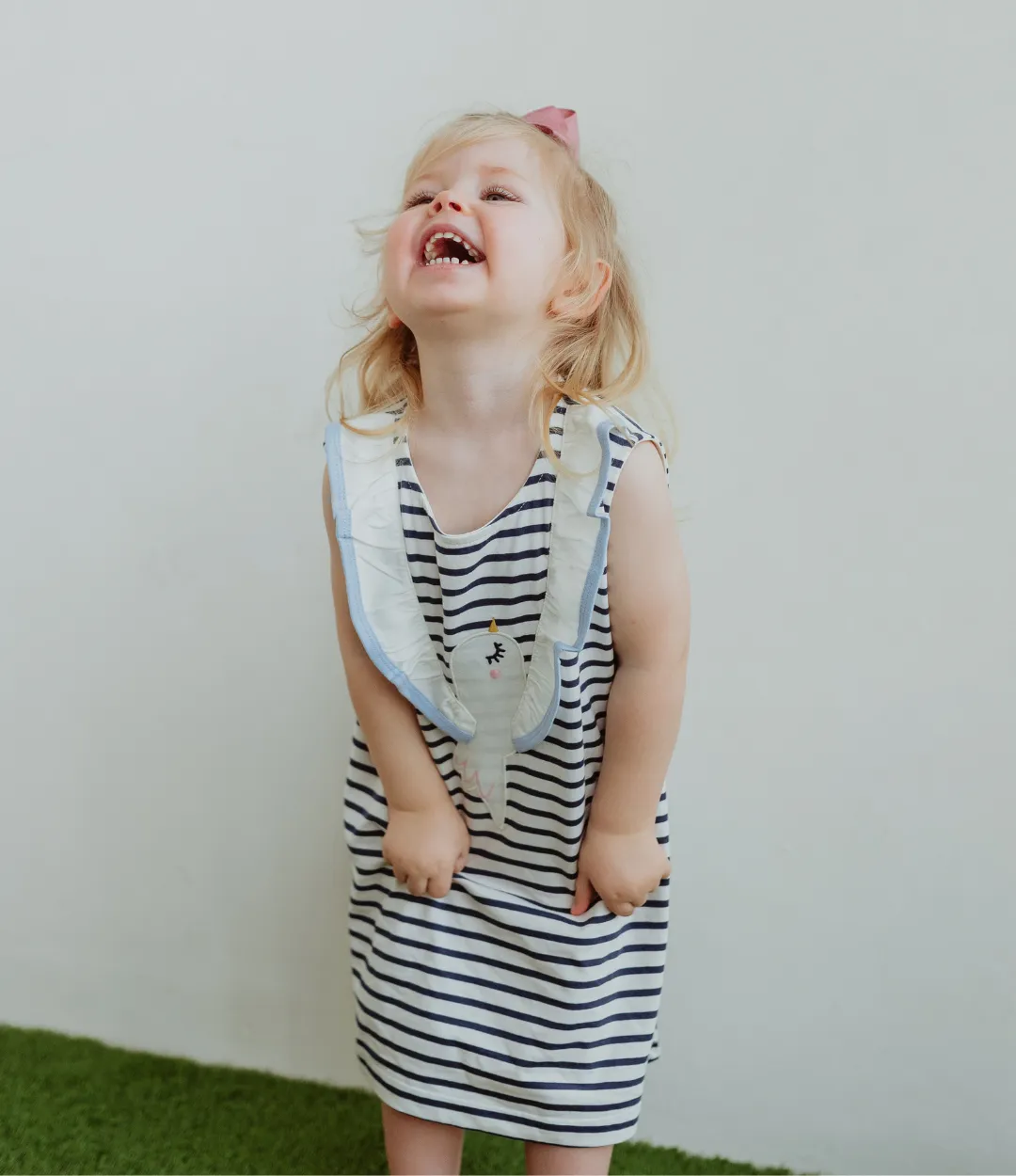 Multicoloured Betty Bird Appliqué Dress
