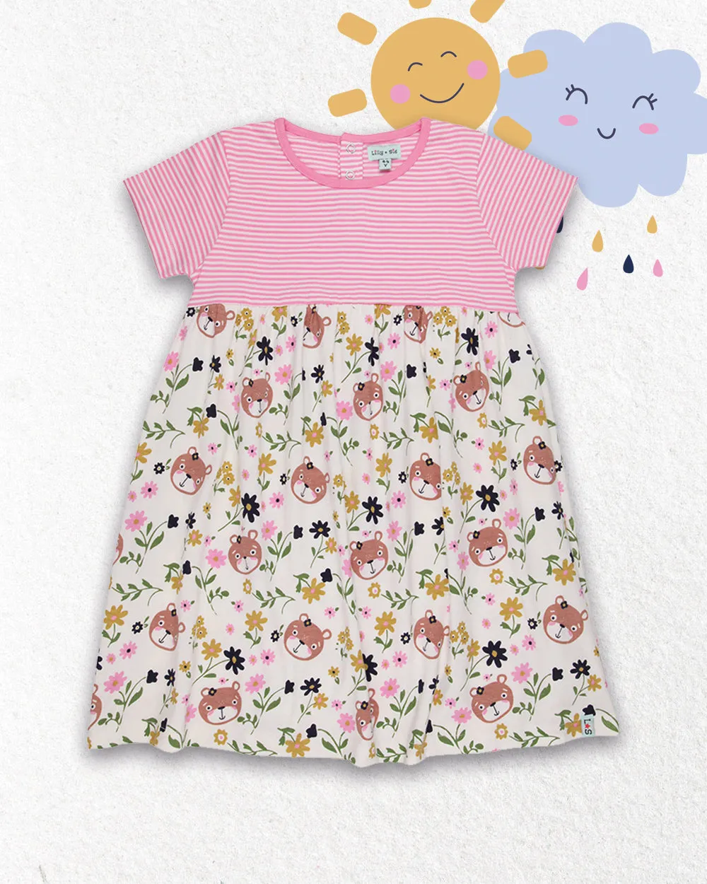Multicoloured Lilly And Sid Print Dress