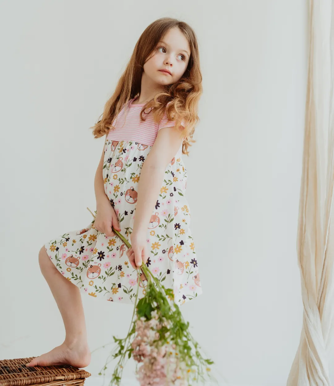Multicoloured Lilly And Sid Print Dress