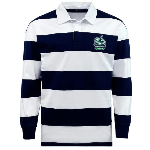 Naperville Crusaders Classic Long Sleeve Hooped Rugby Jersey