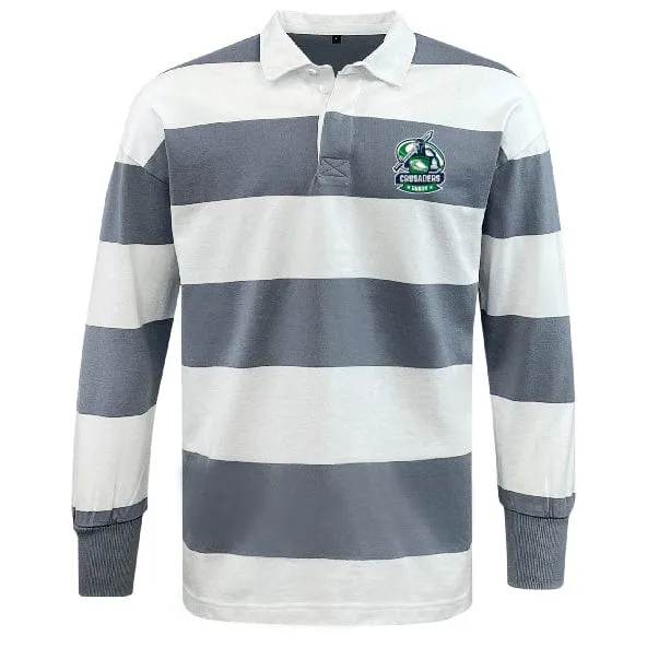 Naperville Crusaders Classic Long Sleeve Hooped Rugby Jersey