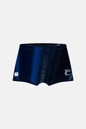 Navy Mystique Crystal Shorts