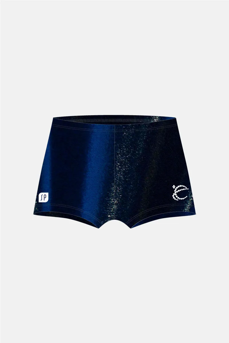 Navy Mystique Crystal Shorts
