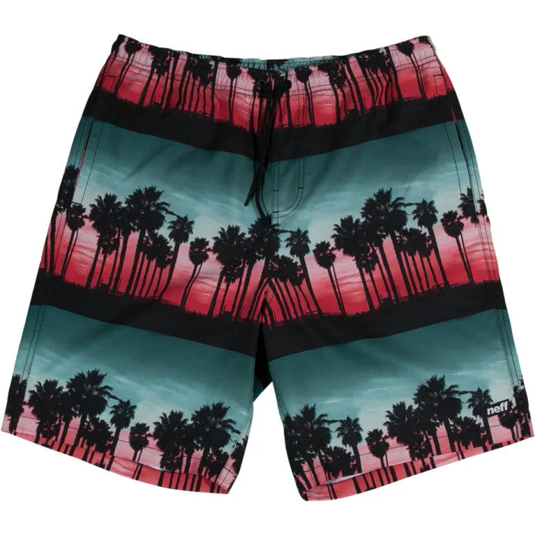 Neff Palm Stripes Hot Tub Short
