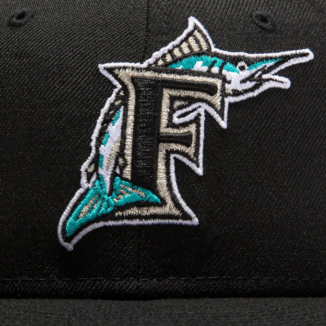 New Era 59Fifty Retro On-Field Florida Marlins 1993 Hat - Black
