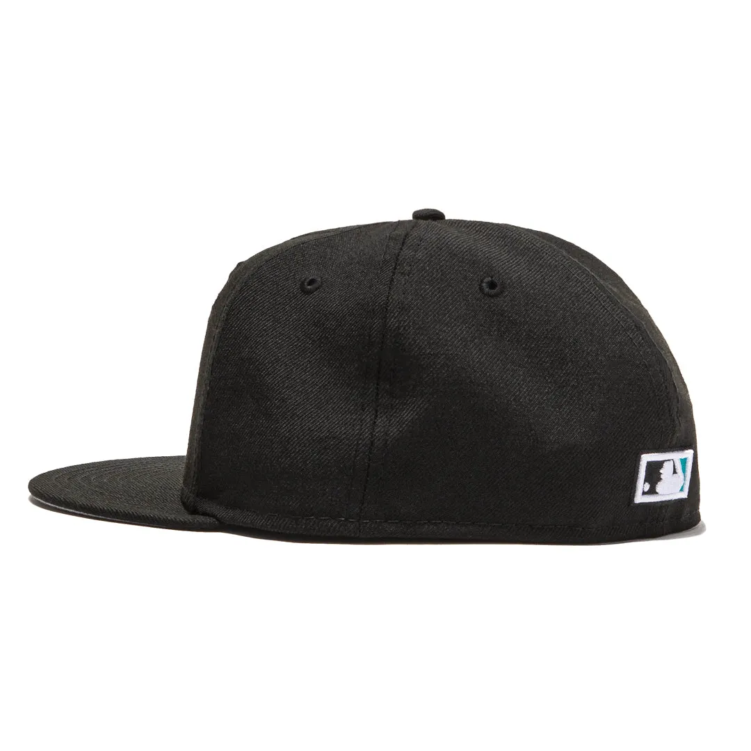 New Era 59Fifty Retro On-Field Florida Marlins 1993 Hat - Black
