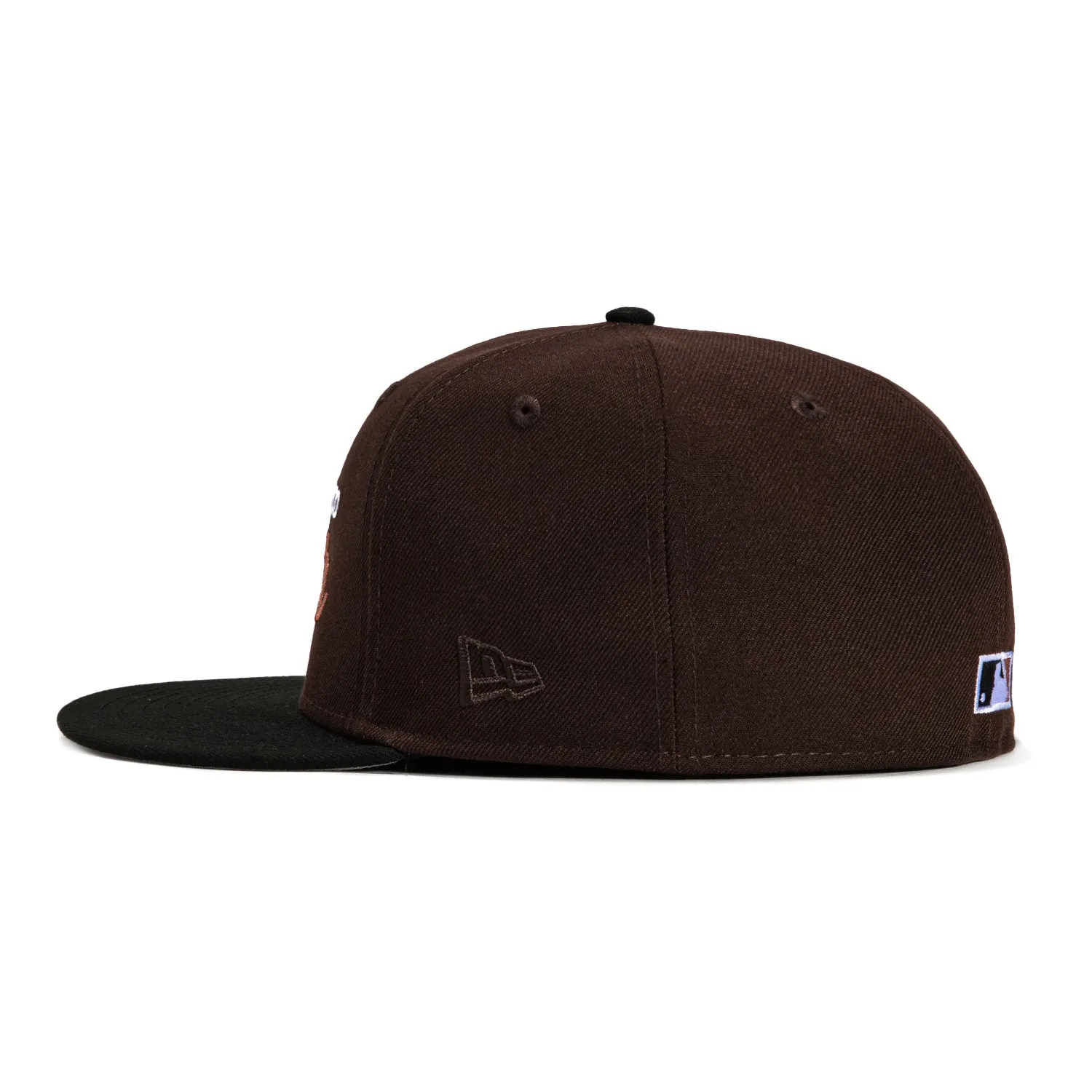 New Era 59Fifty San Francisco Giants 1984 All Star Game Patch Script Hat - Brown, Black, Metallic Copper