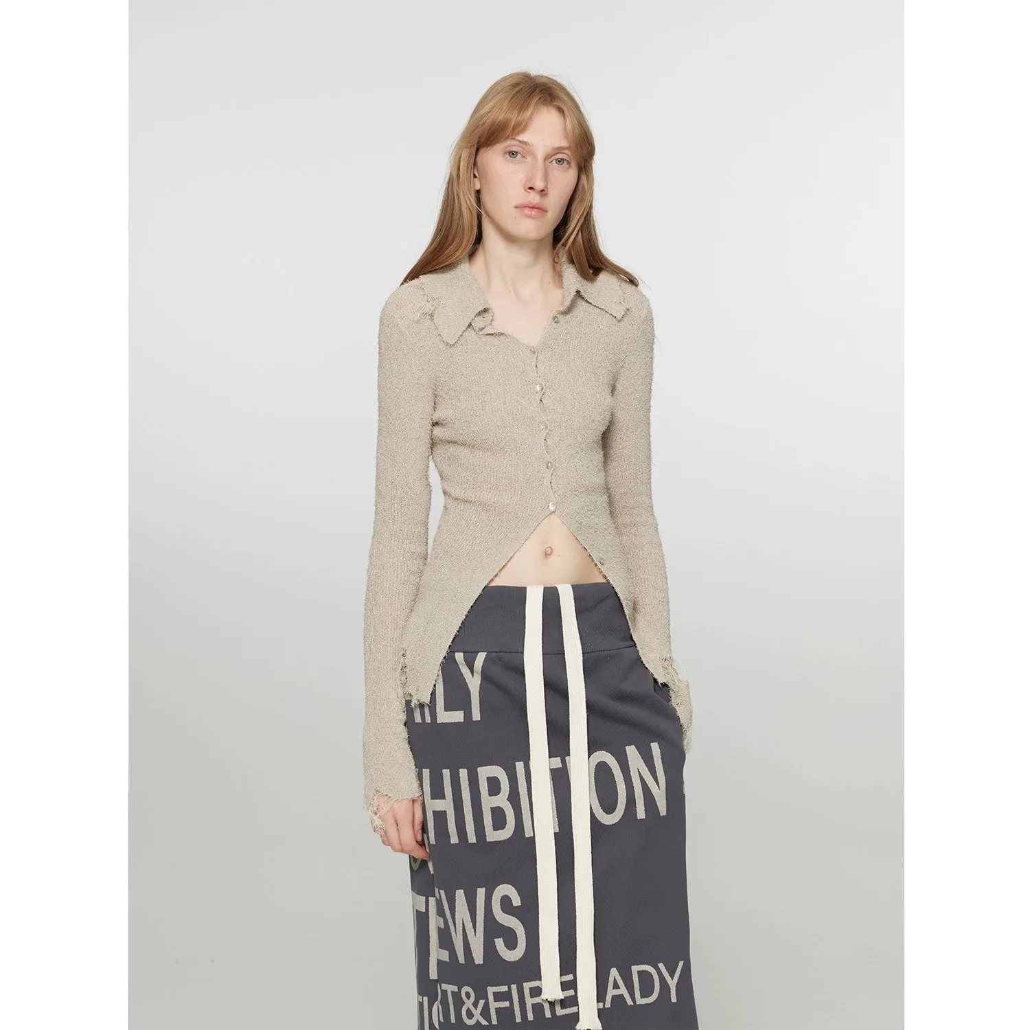 Night Dream Hollow Knit Cardigan