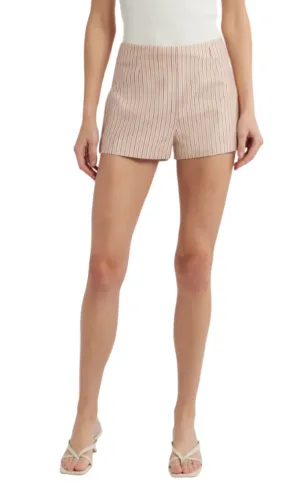 Noto Mini Short - Pinstripe Blush