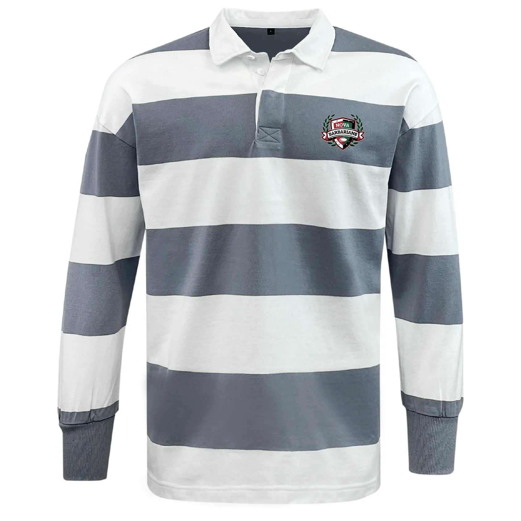 NOVA Barbarians Classic Long Sleeve Hooped Rugby Jersey