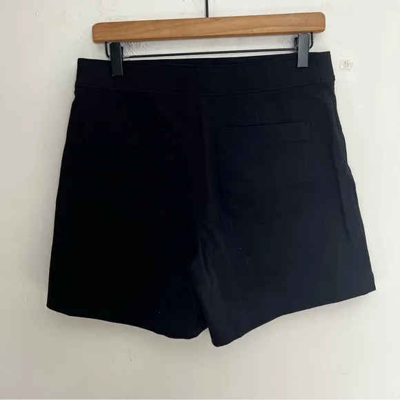 NWT SPANX- Polished 6” Stretch-Cotton Shorts Black