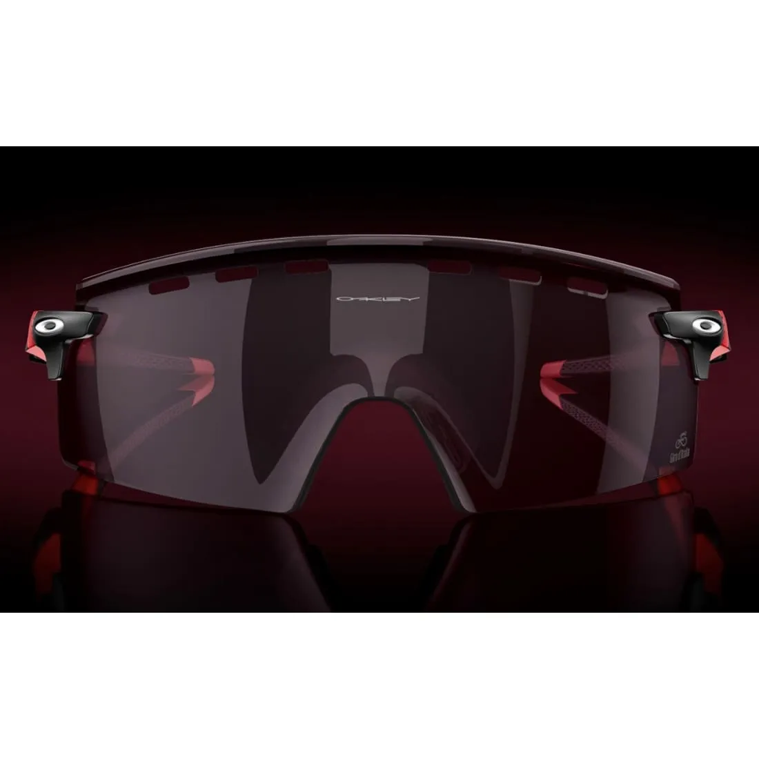 Oakley Encoder Strike Vented Giro D'Italia Sunglasses - Pink Stripes/Prizm Road Black