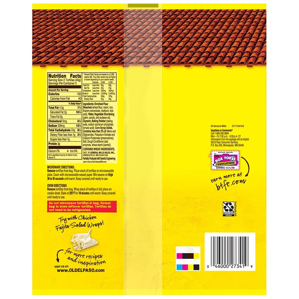 Old El Paso Soft Flour Tortillas 8.2oz