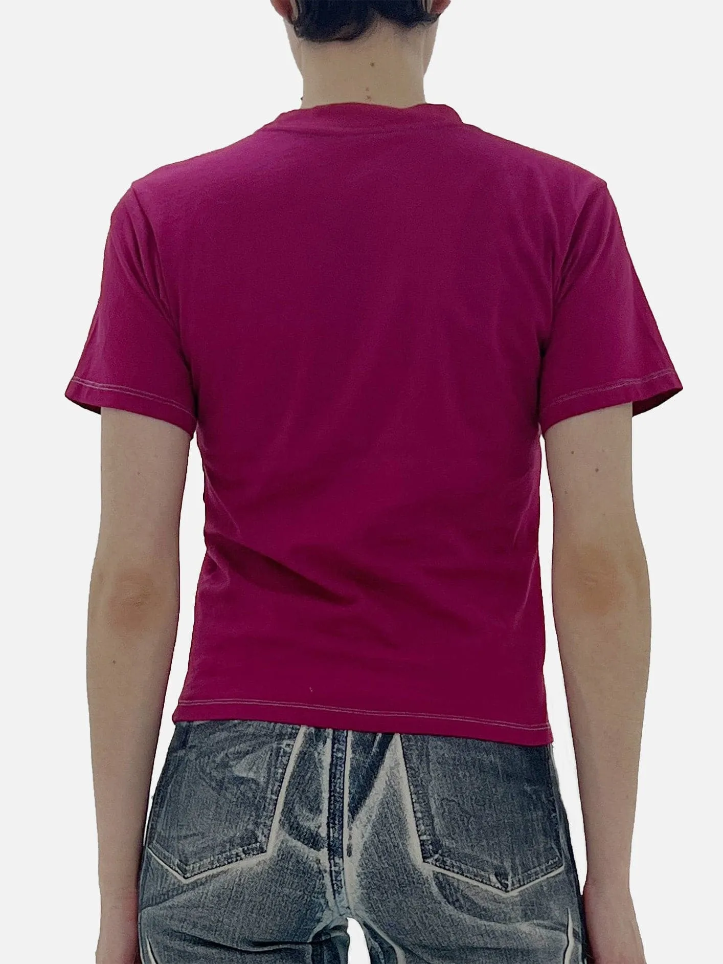 Otto Fitted T-Shirt - Burgundy