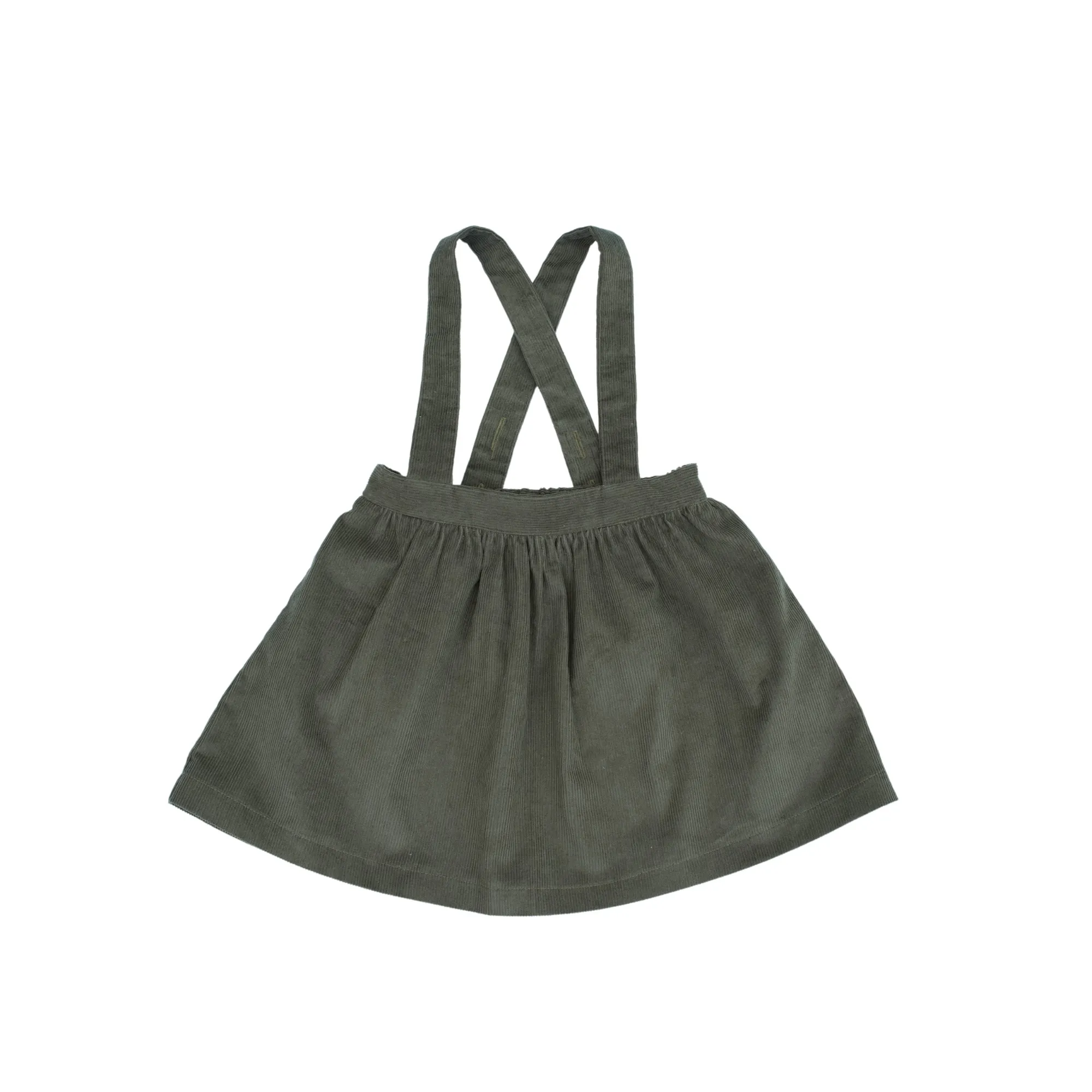 Pinafore Skirt - Corduroy Black