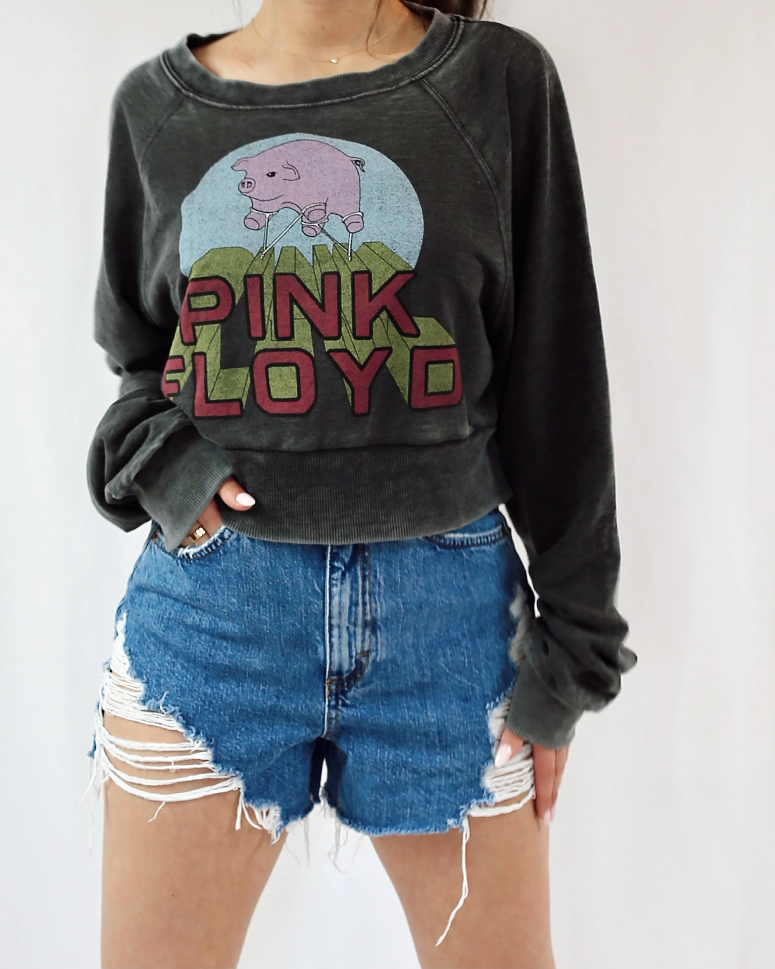 Pink Floyd Animals Ls Sweatshirt