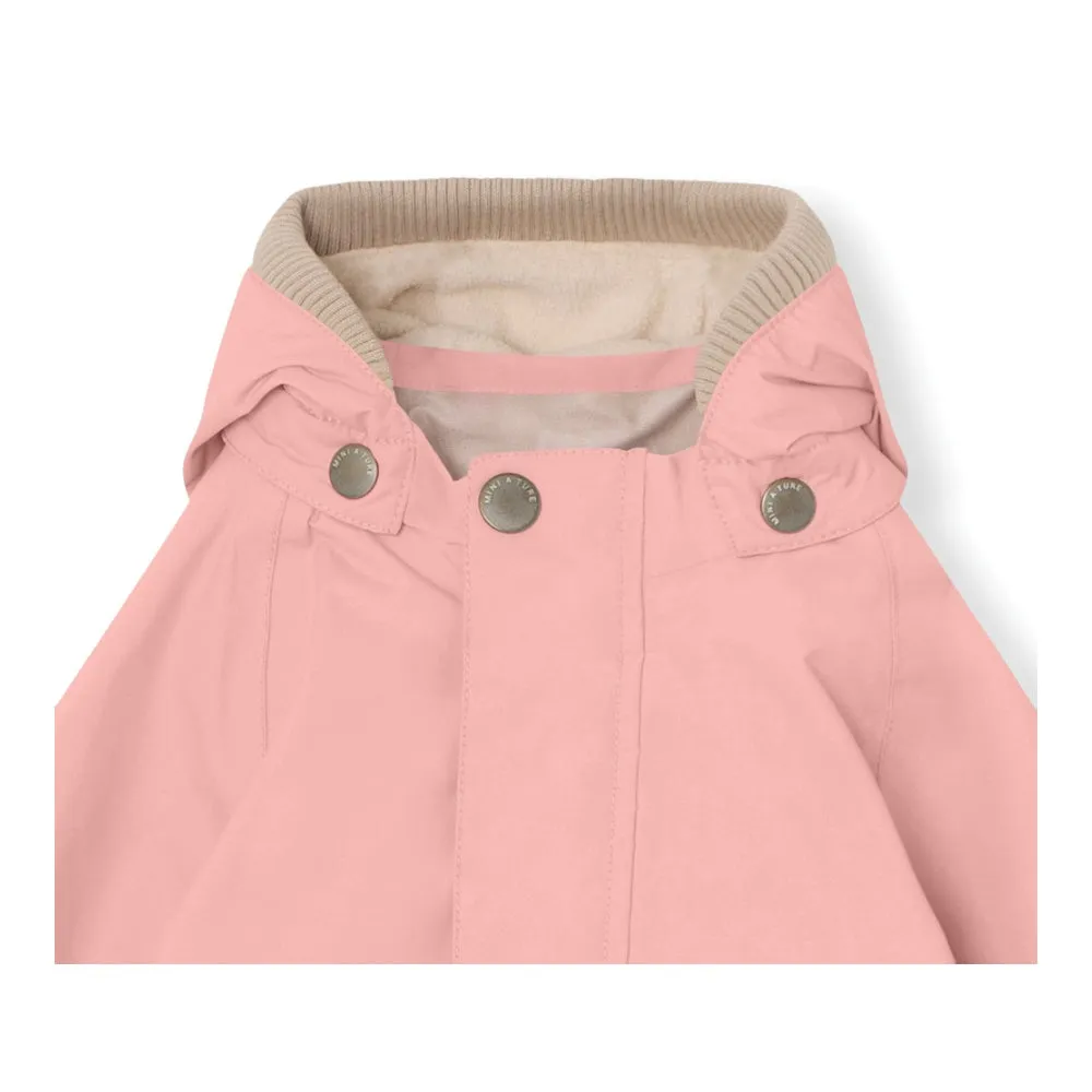 Pink Printed Logo Jacket