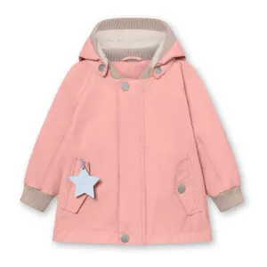 Pink Printed Logo Jacket