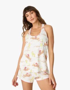 P.J Salvage Playful Prints Western Tank Top in Natural