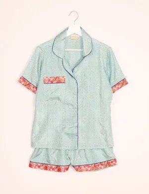 PJ SET SHORT WITH SHORT SLEEVES