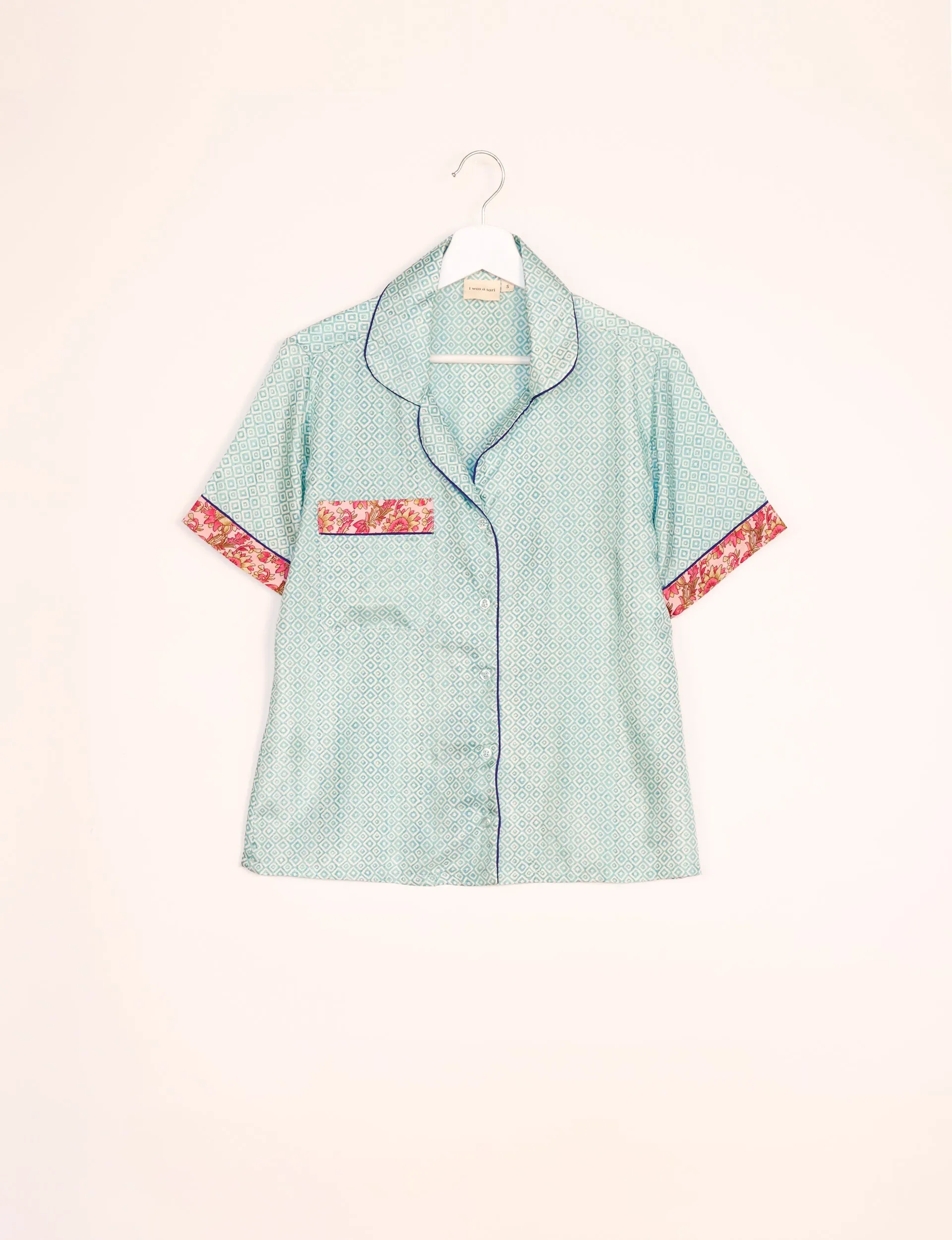 PJ SET SHORT WITH SHORT SLEEVES