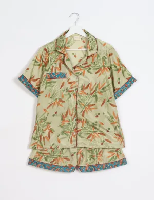 PJ SET SHORT WITH SHORT SLEEVES