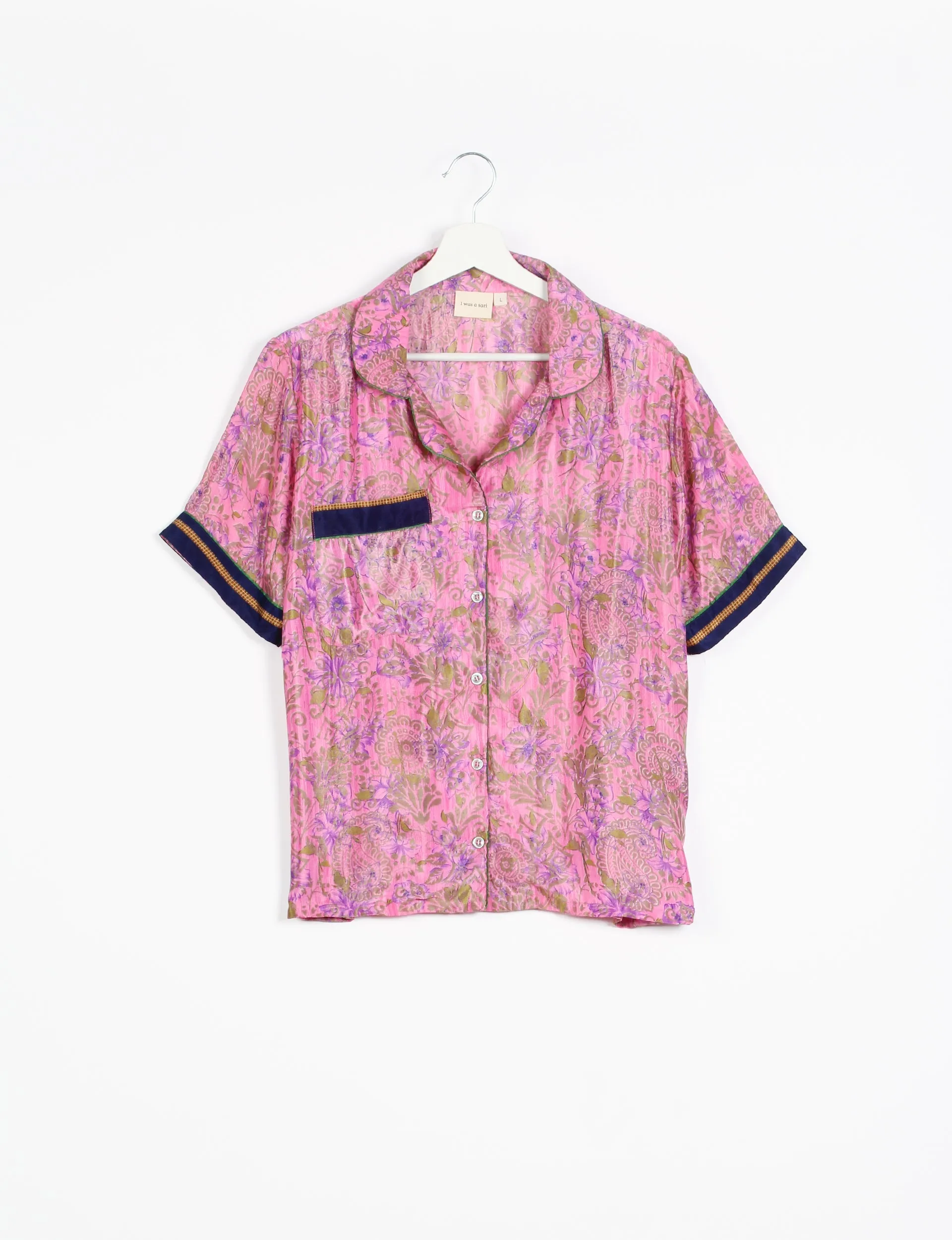 PJ SET SHORT WITH SHORT SLEEVES