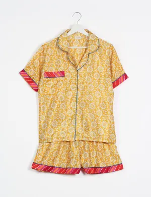 PJ SET SHORT WITH SHORT SLEEVES